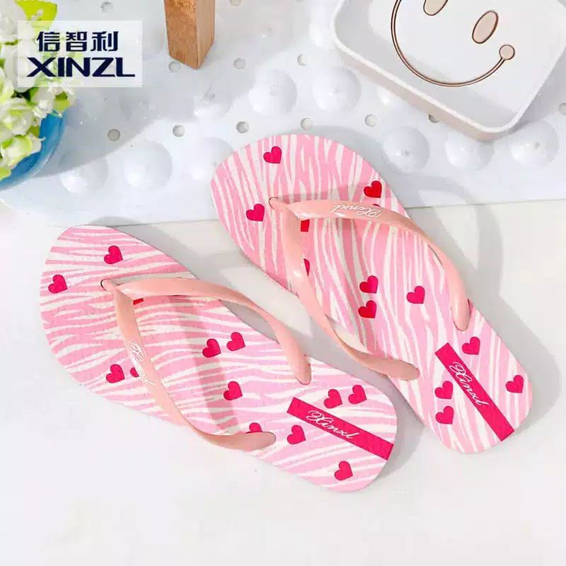 SANDAL JEPIT WANITA MOTIF KINJIL