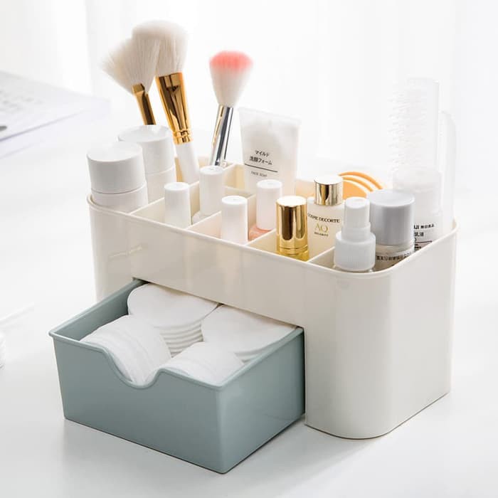 IKILOSHOP Drawner Plastik Cosmetic Box Kosmetik meja laci rak penyimpanan Plastic Storage Organizer Multifungsi Serbaguna Skincare Perhiasan