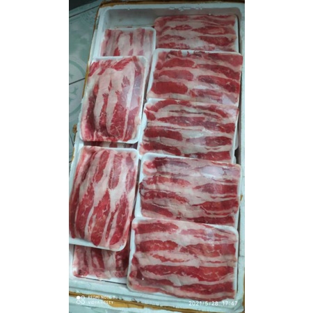 

shortplate beef slice