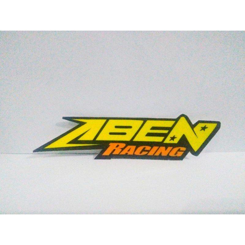 STIKER ABEN RACING - minim. order 10pcs (pilihan bebas/acak)