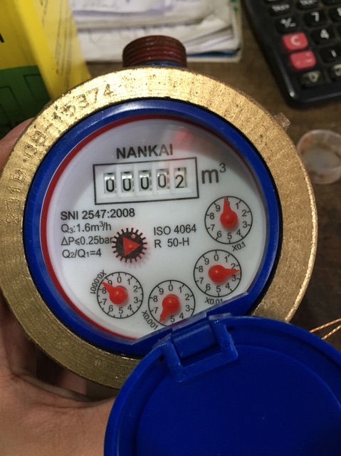 Meteran Air Besi Water Meter Besi SNI