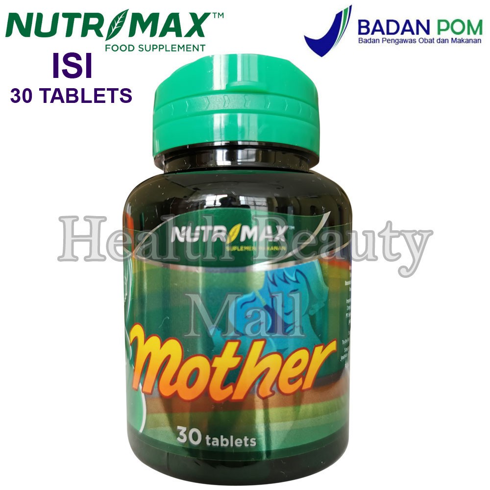 Nutrimax Mother 30 Tabs Vitamin Nutrisi Gizi Ibu Hamil Nutrimax Mother 30 Tabs Vitamin Nutrisi Gizi Ibu Hamil