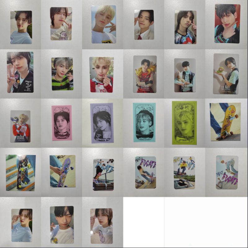 OFFICIAL PHOTOCARD PC BENEFIT WEVERSE POB AR OS TXT THE CHAOS FIGHT OR ESCAPE YEONJUN SOOBIN BEOMGYU