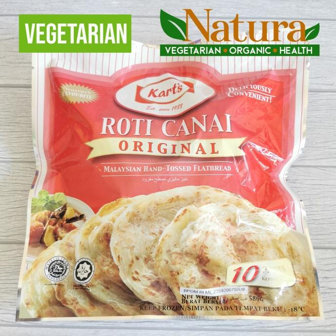 

[COD] Karts Roti Canai Original 10pcs Vegetarian Beku [COD]