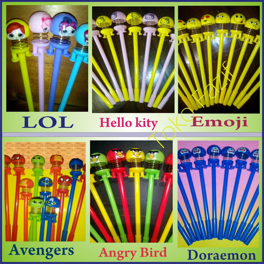 

Pulpen Gel goyang spring doll 1 Pack