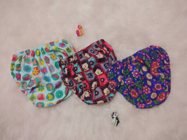 Celana dalam anak perempuan motif campur isi 3 pcs