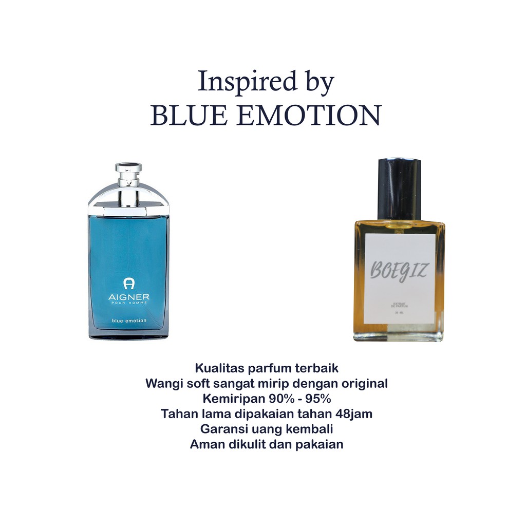 BOEGIZ PERFUME Inspired by Blue Emotion - Parfum Pria