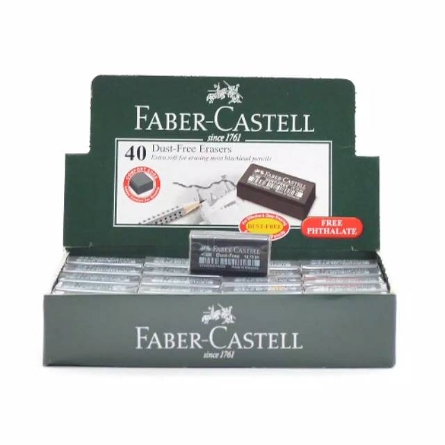 

Penghapus Faber Castell Hitam/Putih Dust Free - Small