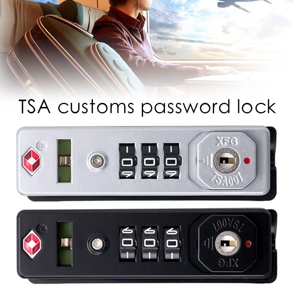 TOP Tsa Customs Lock Koper Portable Anti Maling Tahan Cuaca Aman Code Lock