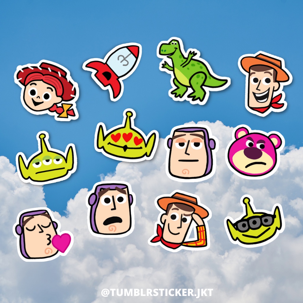 

STICKER AESTHETIC TOY STORY Pack | STICKER TUMBLR LAPTOP | STICKER AESTHETIC HP JURNAL | STICKER CASE HP