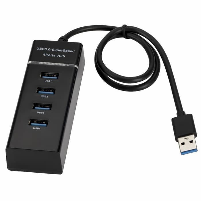 USB Hub 3 3.0 4 Port Super High Speed 5Gbps 4 Slot Ports Adapter