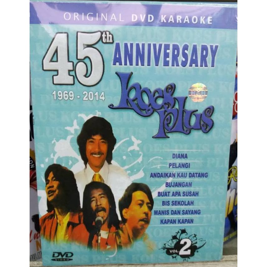 Sale Dvd Karaoke Original 45Th Anniversary Koes Plus Vol 2 .