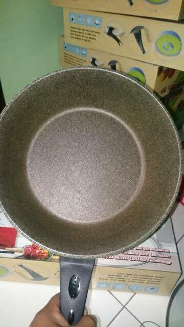 Royal Wok Marbel Maspion 40cm/wajan Enamel Maspion