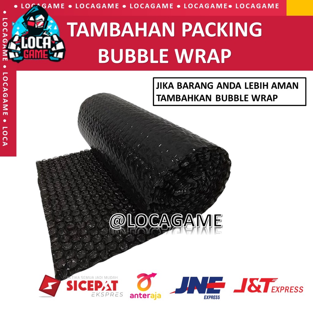 Extra Tambahan Bubble Wrap Locagame