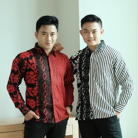 KEMEJA DIAMOND BATIK MOTIF SONGKET KEISHAN.ID