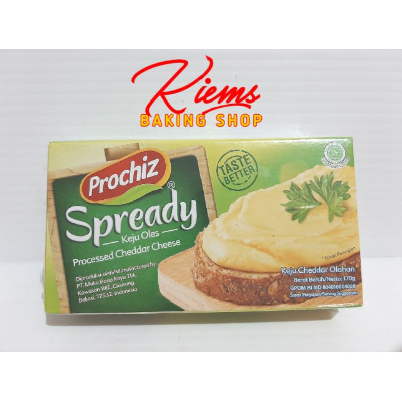 

Keju Prochiz Spready kemasan 160gr