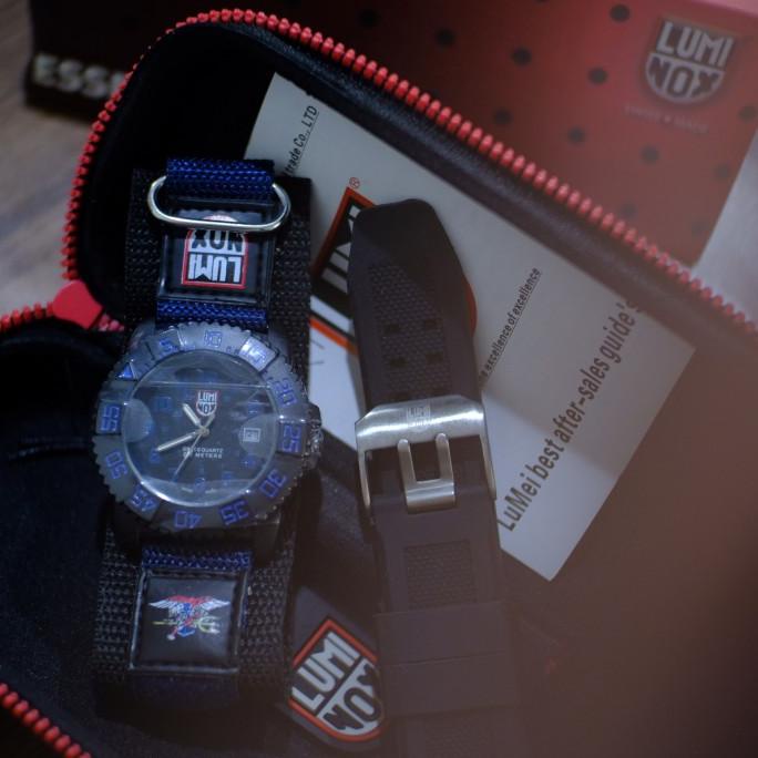 Jam Tangan Outdoor Luminox US Navy Tactical Watch Free Rubber Strap