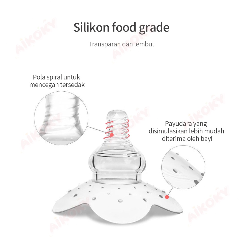 Aikoky Pelindung puting ibu menyusui/Nipple shield Breast pad