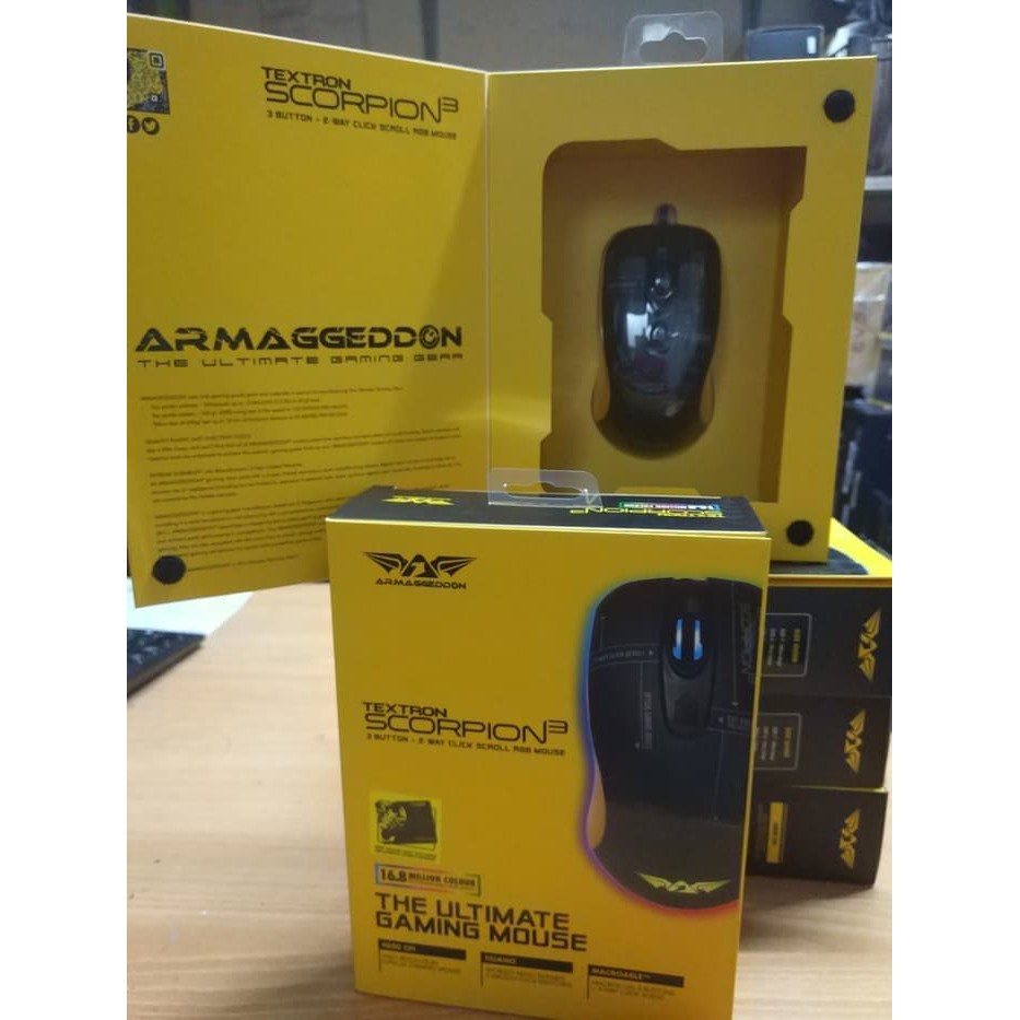 Mouse USB Armageddon Scorpion Textron 3