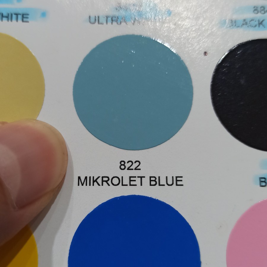 DITON 822 MIKROLET BLUE Biru Muda Cat Semprot Pilox Pylox