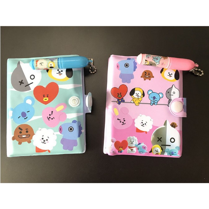 KPOP BTS A7 Buku Diary / Agenda / Planner bt21 untuk Sekolah / Kantor