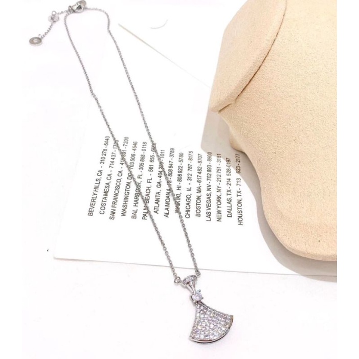 Kalung Titanium Asli silver Kalung Stainless steel Silver ori Premium Quality Anti karat anti alergi ktt7