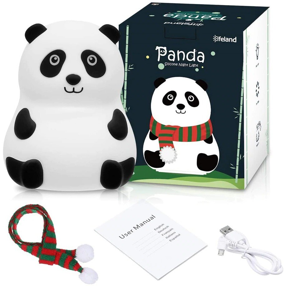 Lampu Tidur LED Silicone Lamp Decoration Model Panda - LJC-142