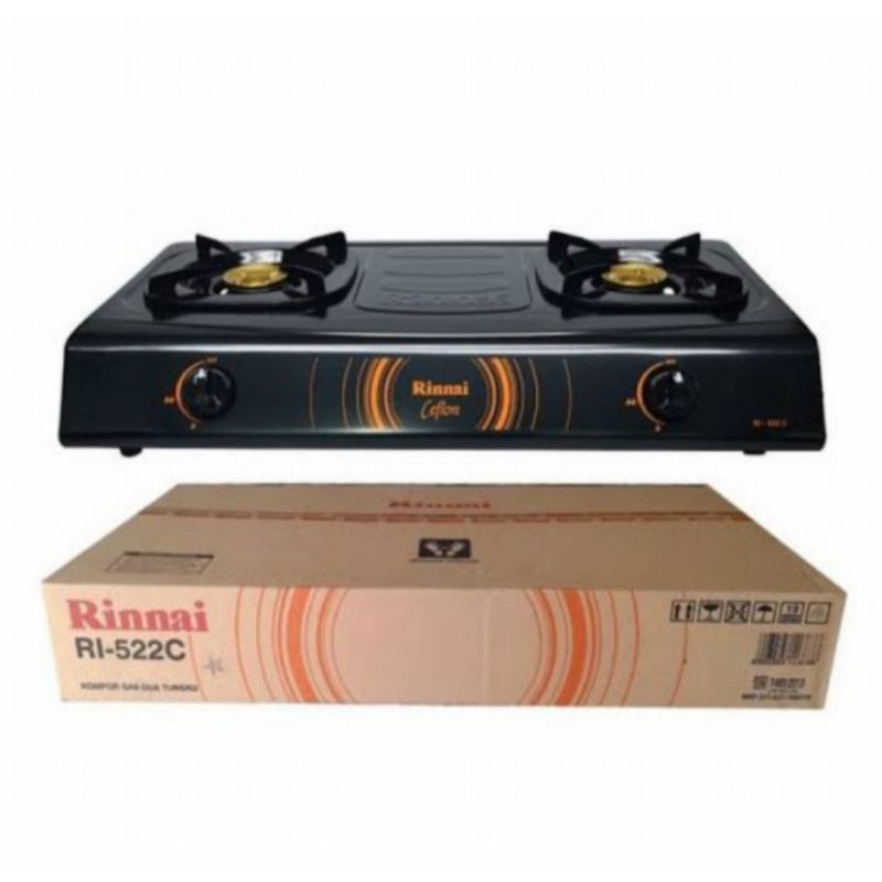 Kompor Rinnai 2 Tungku RI 522-C / Rinnai RI-522C