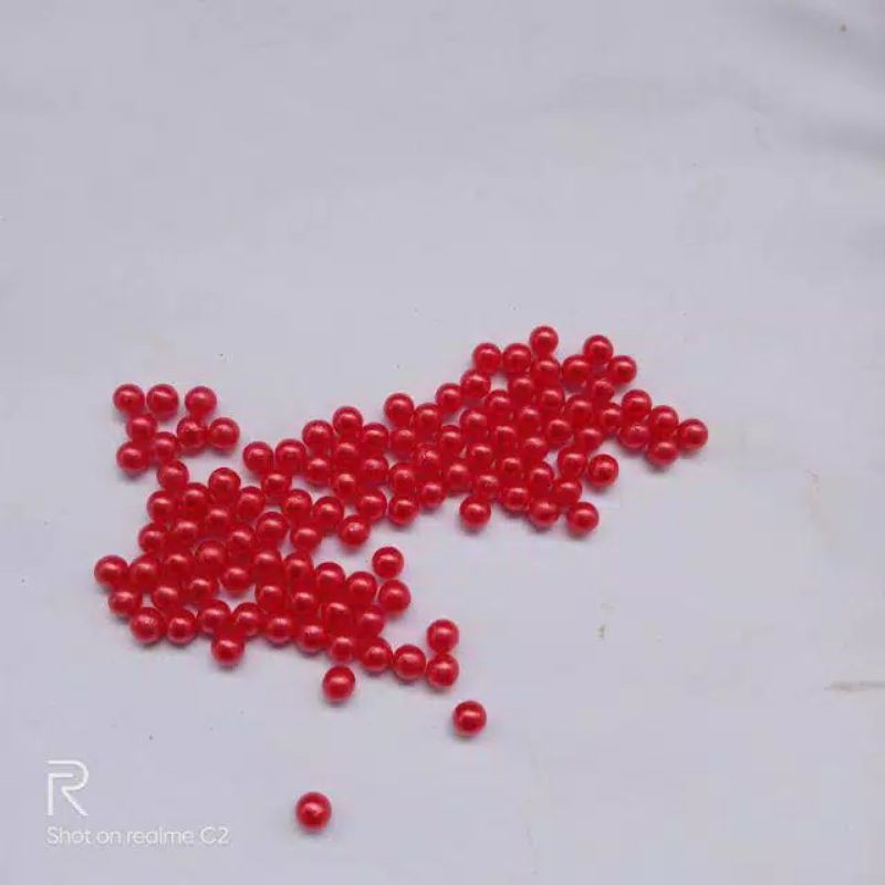 mutiara tindik 4 mm/ mutiara tembak