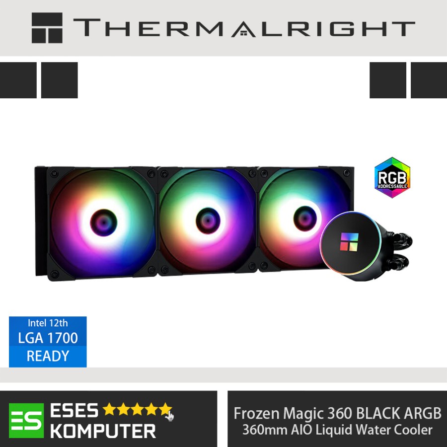 THERMALRIGHT Frozen Magic 360 BLACK ARGB - AIO 360mm CPU Water Cooling