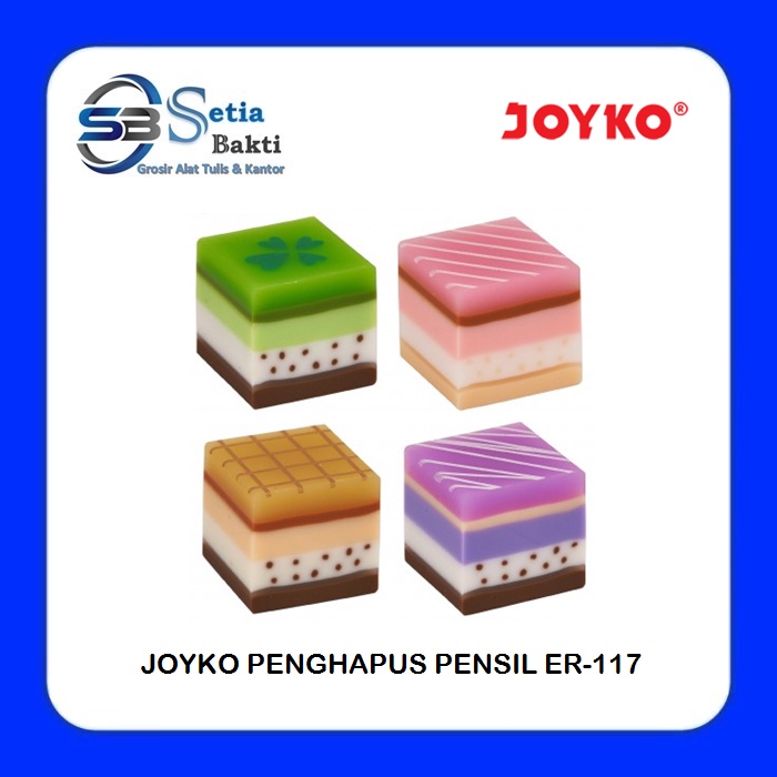 

JOYKO Eraser ER 117 - Penghapus Pensil Bentuk Kue Lapis - 1 Pcs