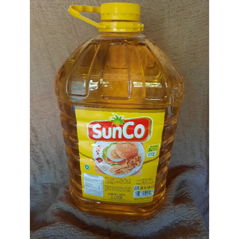 MINYAK SUNCO 5 LITER Botol Bening khusus SURABAYA