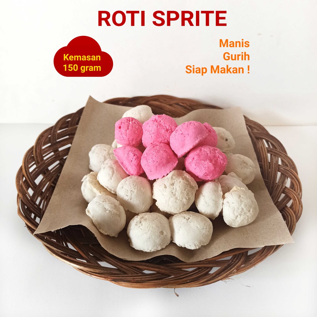 

Cemilan Roti Kering Biskuit Sprite Ala Banyumasan Manis & Gurih Kemasan 150 gram