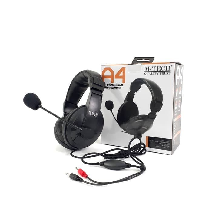 M-TECH HEADSET HEADPHONE A4 + MIC