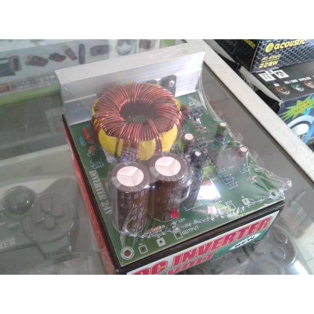 INVERTER 24V( MENGUBAH SPEAKER AKTIF AC JADI DC 12v aki) CKJ