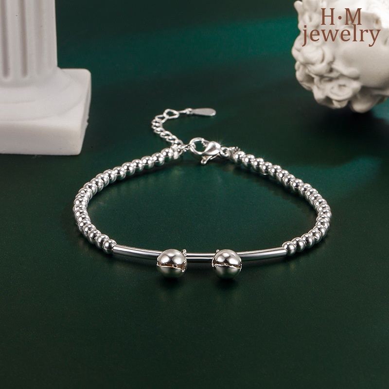 Gelang Rantai Charm Lonceng Gaya Mori Untuk Wanita