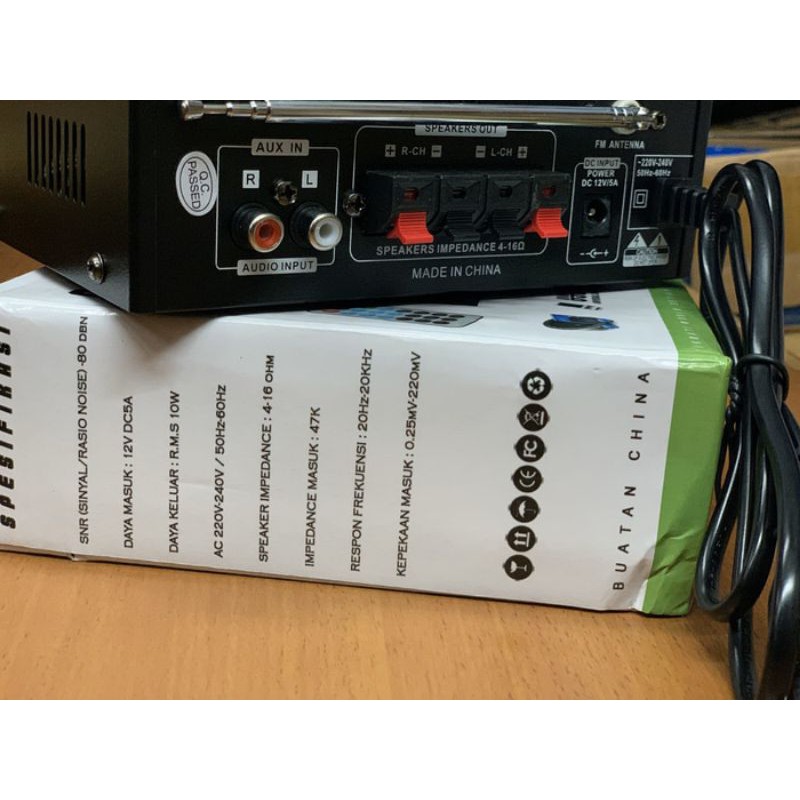 Ampli Bluetooth Fleco F-188BT Power Amplifier Ac dan Dc Fleco F 188BT
