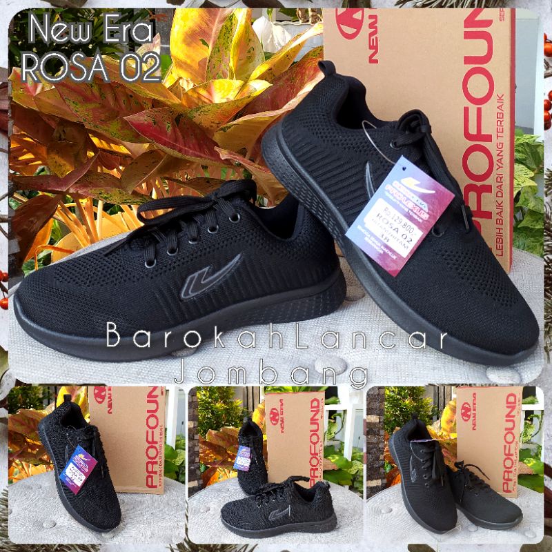 SEPATU SEKOLAH HITAM NEW ERA ROSA / CRYSTAL / NONA/BARBARA 37-41 100% ORIGINAL BY NEW ERA