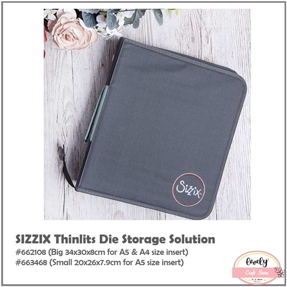 

SIZZIX Die Storage Tempat Penyimpanan Dies ukuran A4 (662108) atau A5 (663468)