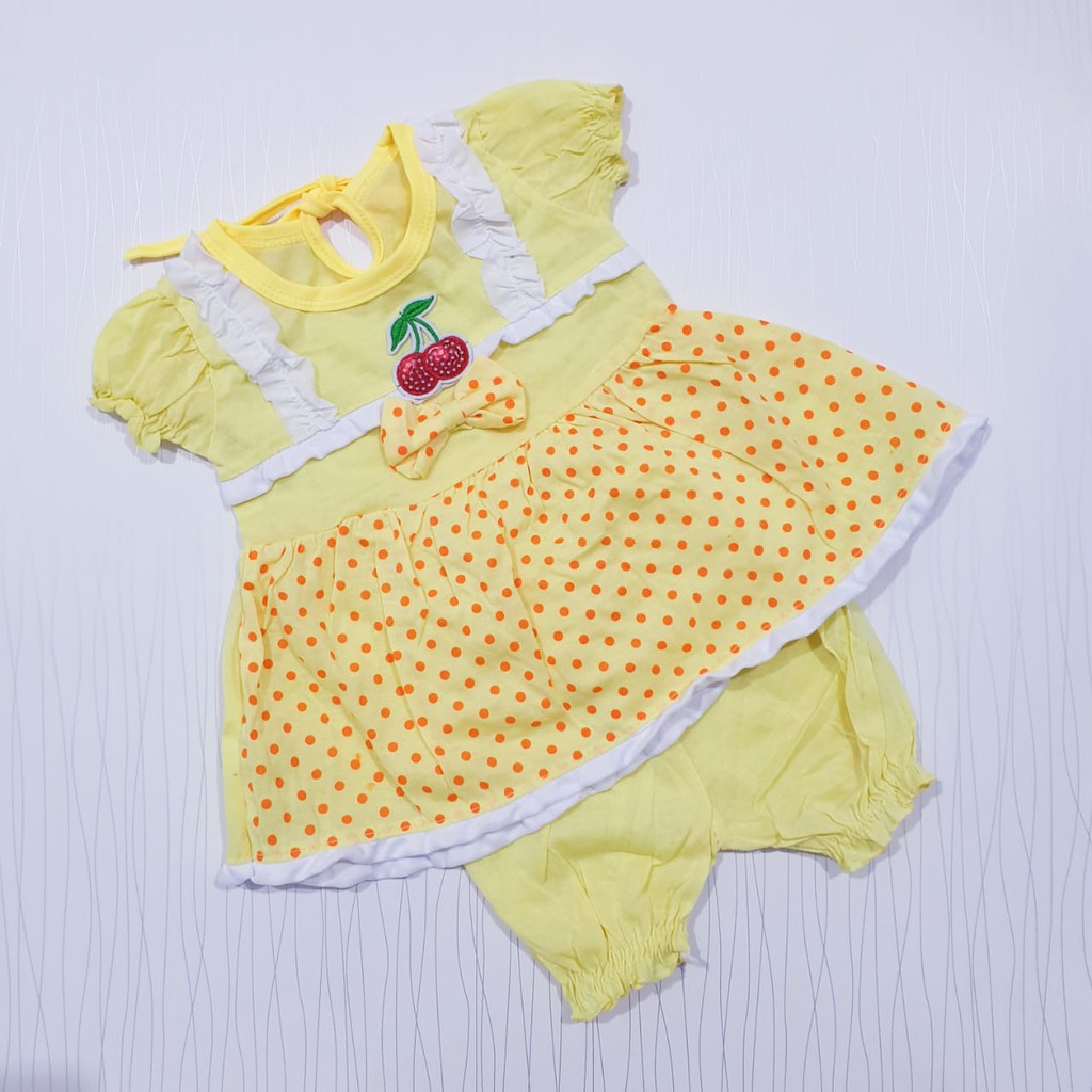 COD Bayar Ditempat Baju Baby Dress Aanak Cewek / Baju Anak / Setelan Anak / Baby Alicia