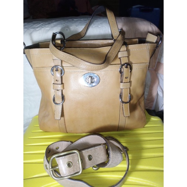 Tas wanita shoulder bag COACH coklat preloved