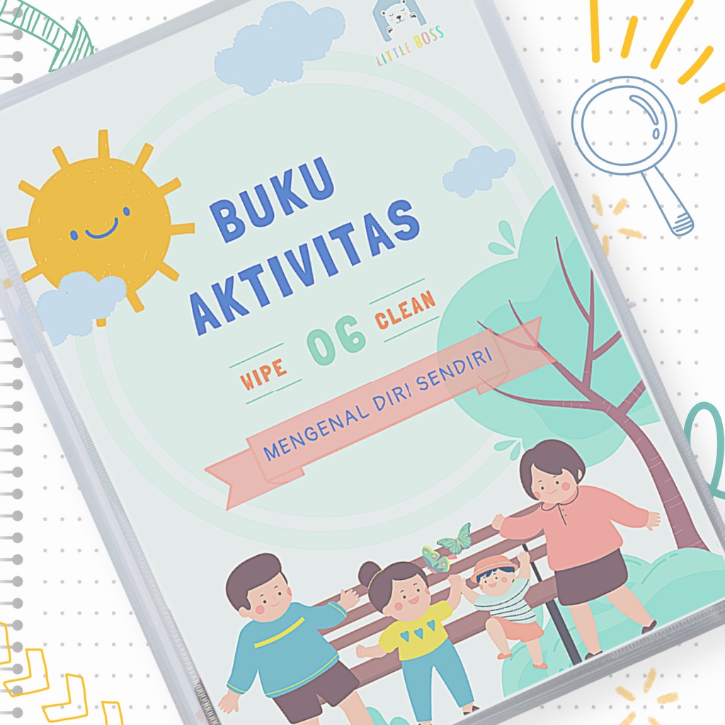Jual Worksheet Aktivitas Wipe Clean 20 Hal Mengenal Diri LITTLE BOSS Shopee Indonesia