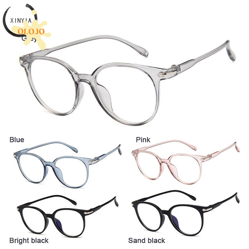 【Korea Fashion】READY STOCK Kacamata Optik Lensa Transparan Anti Radiasi untuk Wanita