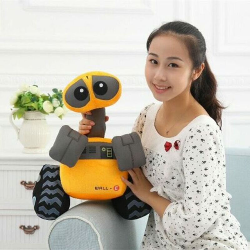 【Ready Stock】 30cm Creative Wall-E Robot Plush Toy Soft Stuffed Doll Cute Kids Gifts Toys