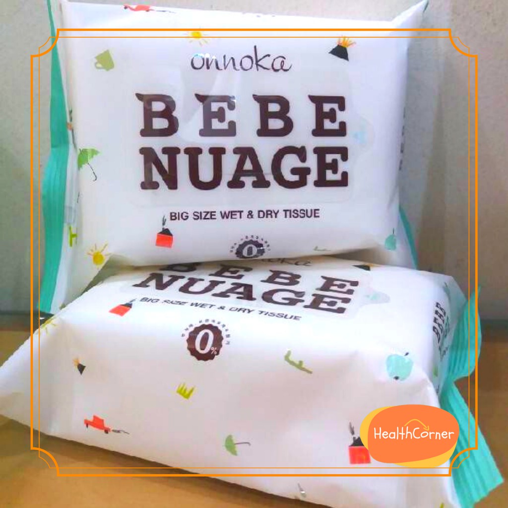 ONNOKA Bebe Nauge Big Size Wet &amp; Dry Tissue