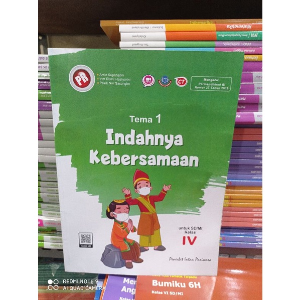 New Buku PR Tematik Kelas 4 Tema 1 Intan Pariwara