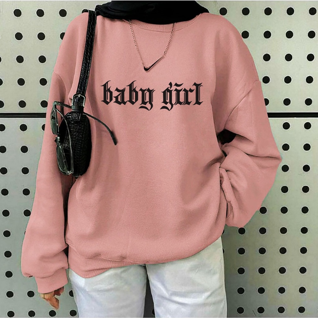 SWEATER WANITA BABY GIRL / SWEATER CREWNECK/SWEATER CREWNECK PRIA/SWEATER CREWNECK WANITA/SWEATER/SWEATER PRIA/SWEATER WANITA/SWEATER MURAH/SWEATER KEREN/SWEATER TEBAL/SWEATER PRIA TERBARU/SWEATER MUSIM DINGIN/SWEATER OBLONG/SWEATER OBLONG