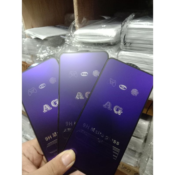 TG MATTE BLUE RADIASI ANTI MINYAK Samsung A11 A12 A12 A21S A31 A51 A71 A81 A91 A22 A32 A52  4G 5G-2