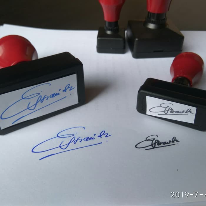 

Stampel Tanda Tangan (Signature) Otomatis (Stample/Stempel/Cap)