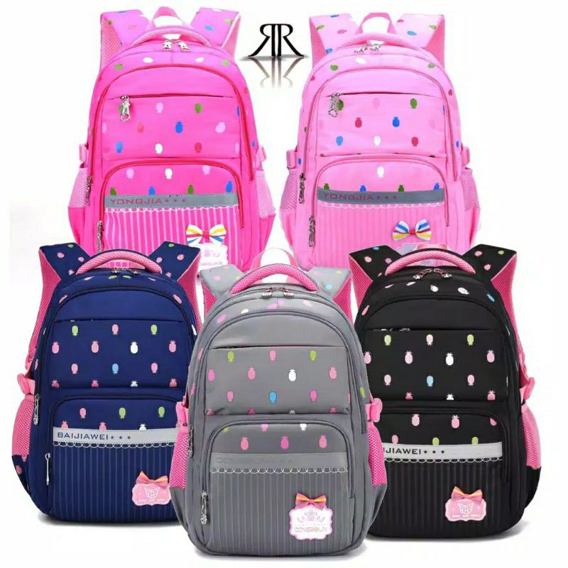 COD SALE 2.2 - TAS RANSEL ANAK WANITA BERMOTIF NANAS BAHAN KUALITAS | RANSEL ANAK | RANSEL NANAS | TAS NAVY | TAS PINK | TAS HITAM | TAS NAVY | TAS RESLETING